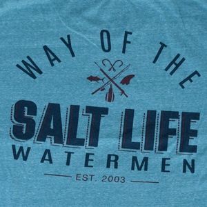 Salt Life Watermen Tri-Blend Large Long Sleeve